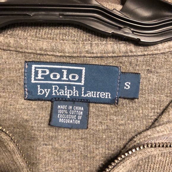 Men’s (S) Polo Quarter-Zip Pullover Jacket - Picture 2 of 3